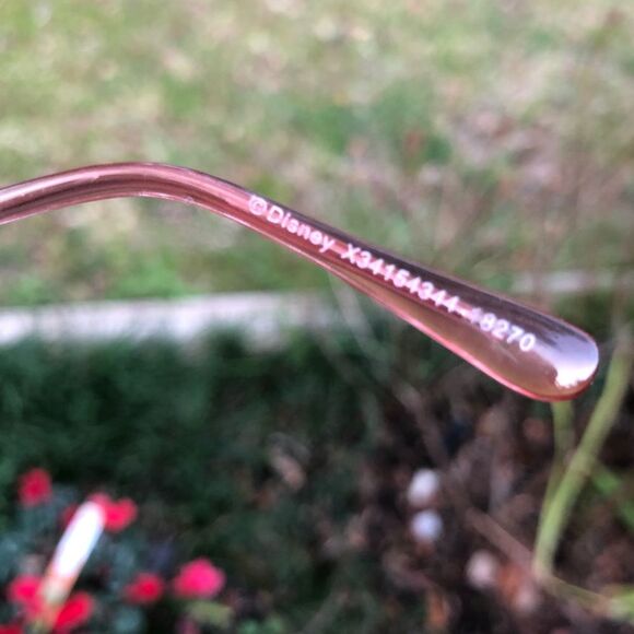 Disney Minnie Mouse Aviators Rose Pink Lenses Golden Rim RARE - Picture 7 of 9